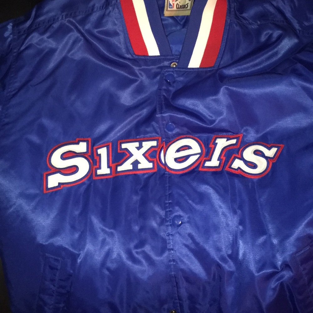 Vintage NBA Hardwood Classic 76ERS jacket